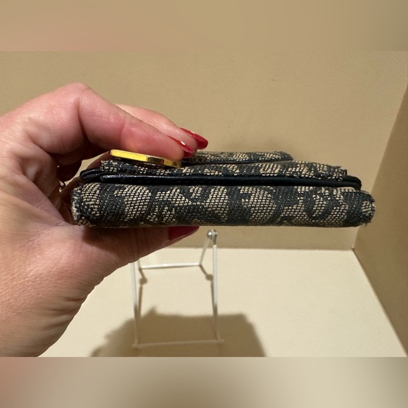 Dior Saddle Denim Trotter Wallet - Picture 9 of 12